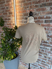 Kya T-Shirt mokka - tolle Passform - nutrastable